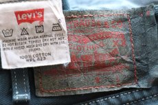 画像5: 00s メキシコ製 Levi'sリーバイス 501 後染め ブラック デニムパンツ フェード W38 L29★SDP3905 (5)