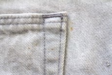 画像8: Levi'sリーバイス 501 ブリーチ 先染め グレー デニムパンツ W38 L30★SDP4246 (8)