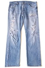 画像2: Levi'sリーバイス 501 ストレッチ デニムパンツ ボロ W38 L32★SDP4130 (2)