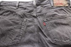 画像5: 00s メキシコ製 Levi'sリーバイス 501 後染め カラーデニムパンツ チャコールグレー W38 L34★SDP3890 (5)