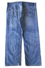 画像3: Levi'sリーバイス 569 LOOSE STRAIGHT USED加工 ストレッチ デニムパンツ W36 L30★SDP4004 (3)