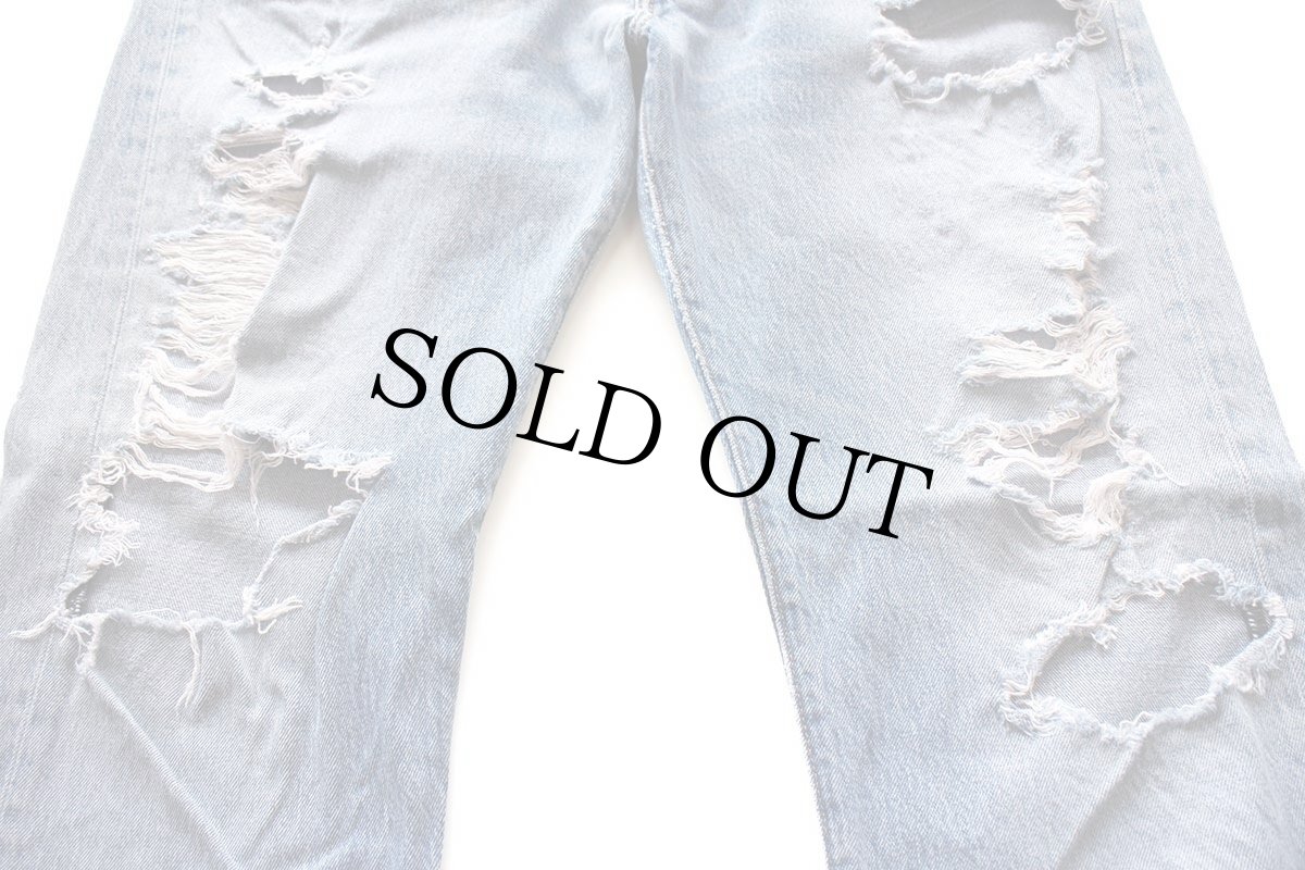 画像6: Levi'sリーバイス 501 ストレッチ デニムパンツ ボロ W38 L32★SDP4130 (6)