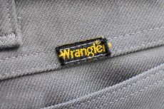 画像7: 90s Wranglerラングラー ランチャードレスジーンズ ポリエステルパンツ グレー W32★149 スタプレ (7)