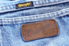 画像5: 00s Wranglerラングラー 47MWZ ペンキ飛び デニムパンツ ヒゲ W34 L30★SDP4012 (5)