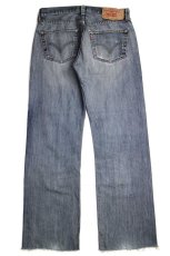 画像3: 00s ポーランド製 Levi'sリーバイス 501 USED加工 カットオフ デニムパンツ W32★SDP3323 ユーロ (3)