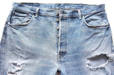 画像4: Levi'sリーバイス 501 ストレッチ デニムパンツ ボロ W38 L32★SDP4130 (4)