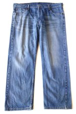 画像2: Levi'sリーバイス 569 LOOSE STRAIGHT USED加工 ストレッチ デニムパンツ W36 L30★SDP4004 (2)