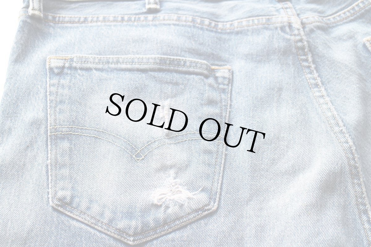 画像7: Levi'sリーバイス 501 ストレッチ デニムパンツ ボロ W38 L32★SDP4130 (7)