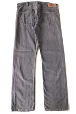画像3: 00s メキシコ製 Levi'sリーバイス 501 後染め カラーデニムパンツ チャコールグレー W38 L34★SDP3890 (3)