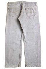 画像3: メキシコ製 Levi'sリーバイス 501 先染め グレー デニムパンツ W38★SDP3552 (3)