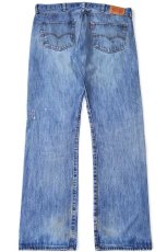 画像3: Levi'sリーバイス 501 ダメージ オイル飛び デニムパンツ ヒゲ W38 L34★SDP4179 (3)