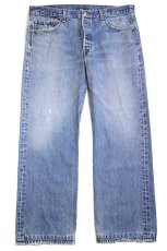 画像2: 00s メキシコ製 Levi'sリーバイス 501 ダメージ デニムパンツ W38★SDP3537 (2)