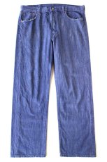 画像2: メキシコ製 Levi'sリーバイス 501 CONE DENIM WHITE OAK 先染め カラーデニムパンツ インディゴ W38★SDP3879 (2)