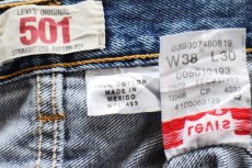画像5: 00s メキシコ製 Levi'sリーバイス 501 デニムパンツ W38 L30★SDP3717 (5)