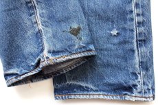 画像7: Levi'sリーバイス 501 ダメージ デニムパンツ ヒゲ W38 L36★SDP3682 (7)