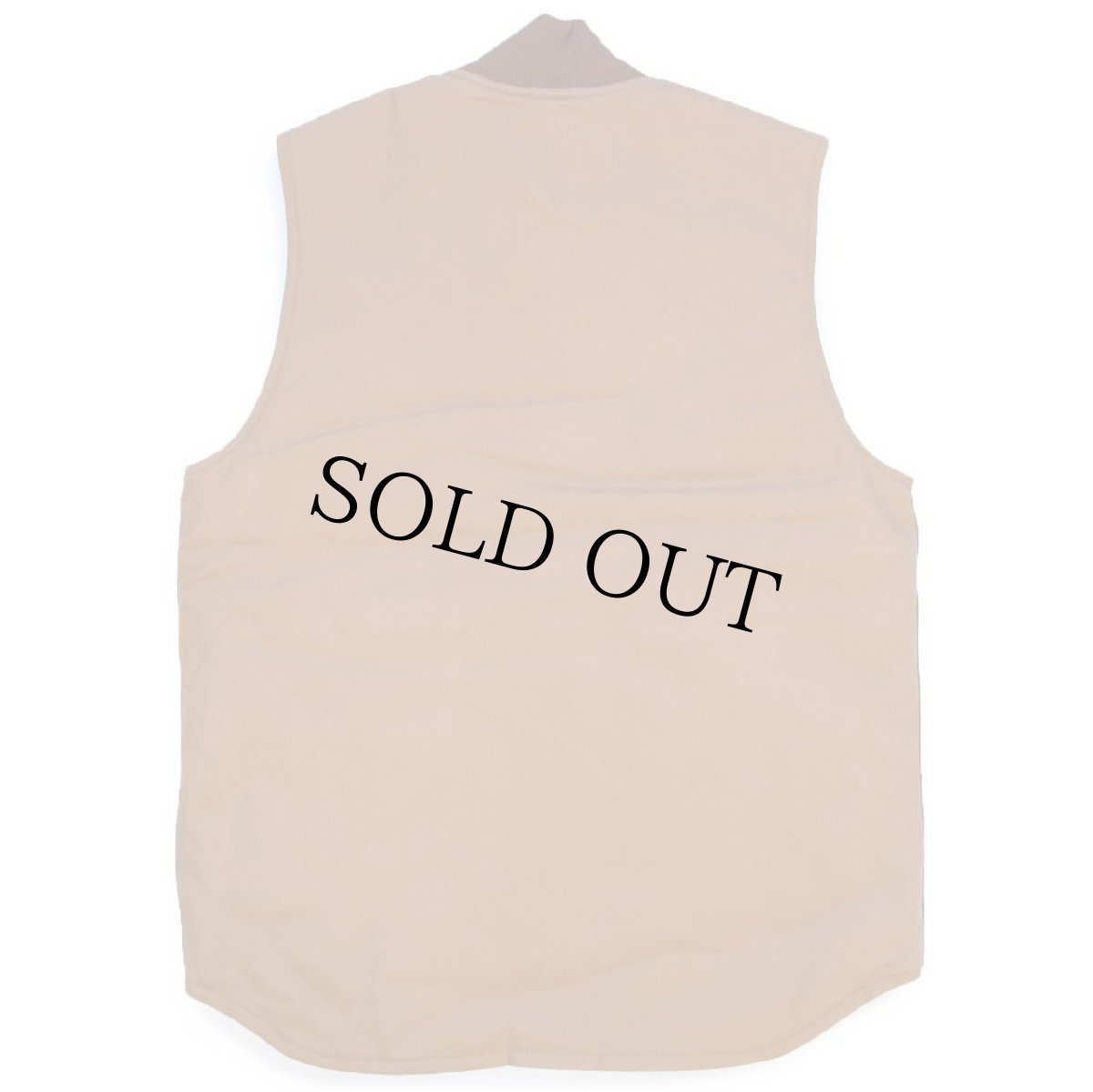 画像2: 新品★carharttカーハート V01 FIRM DUCK INSULATED RIB COLLAR VEST RELAXED FIT キルティングライナー ダックベスト 茶 S (2)