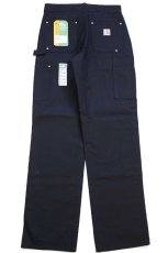 画像3: 新品★carharttカーハート ダブルニー ダック地 ペインターパンツ 黒 W30 L32 (3)