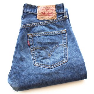 LEVI'Sリーバイス PREMIUM 501 BIGE ストレッチ ブラック デニムパンツ