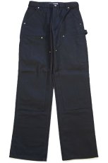 画像2: 新品★carharttカーハート ダブルニー ダック地 ペインターパンツ 黒 W30 L32 (2)