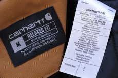 画像4: 新品★carharttカーハート V01 FIRM DUCK INSULATED RIB COLLAR VEST RELAXED FIT キルティングライナー ダックベスト 茶 M (4)