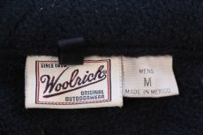 画像4: 00s Woolrichウールリッチ 無地 チンスト付き POLARTEC フリースジャケット 黒 M (4)