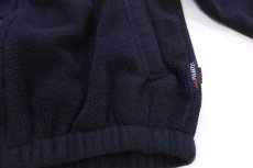 画像5: 00s Woolrichウールリッチ 無地 チンスト付き POLARTEC フリースジャケット 黒 M (5)