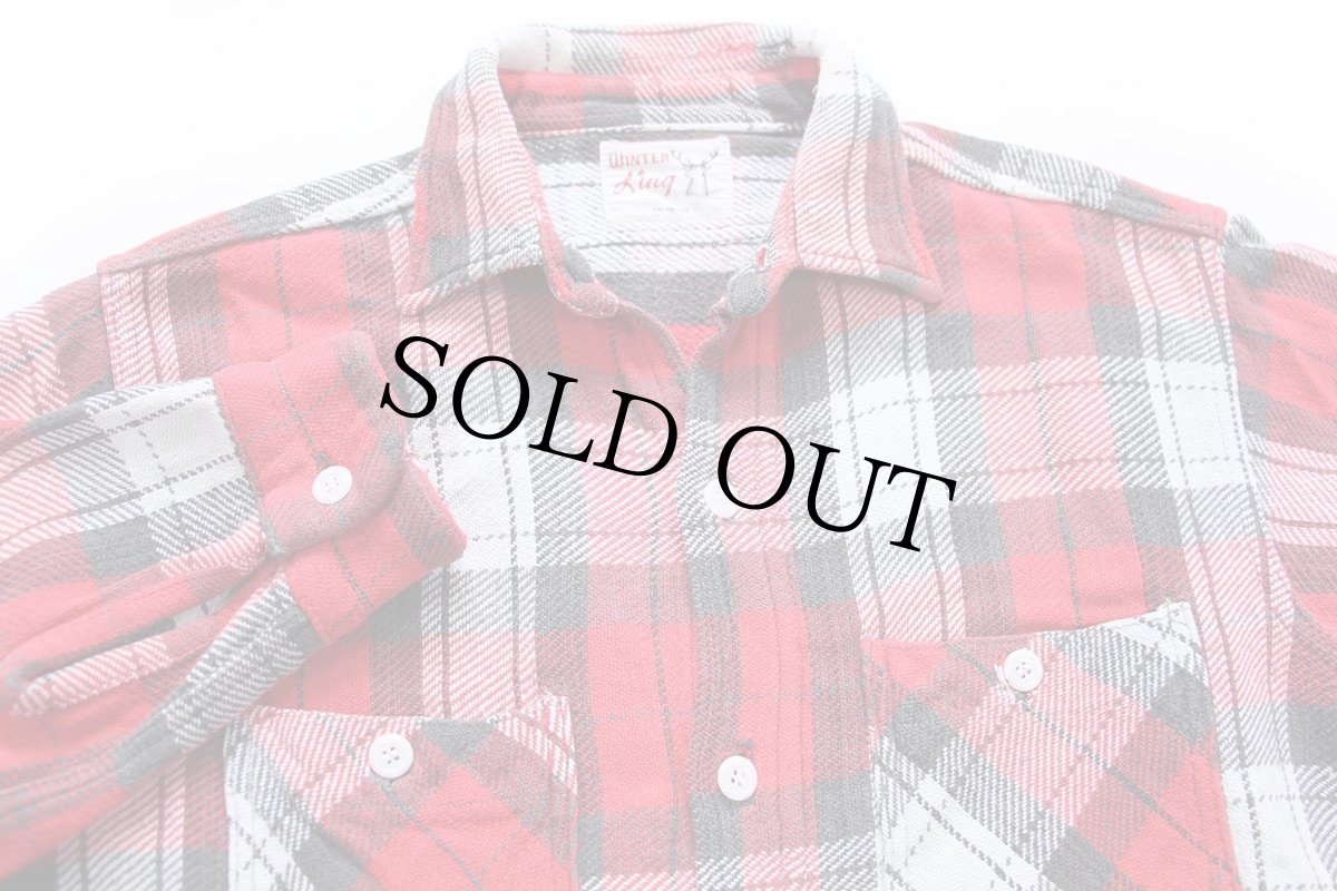 画像3: 60s WINTER King チェック コットン フランネルシャツ (3)