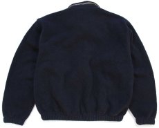 画像2: 00s Woolrichウールリッチ 無地 チンスト付き POLARTEC フリースジャケット 黒 M (2)