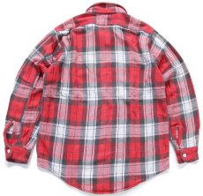 画像2: 60s WINTER King チェック コットン フランネルシャツ (2)