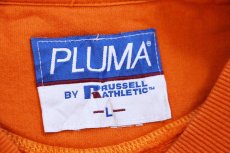 画像4: 90s PLUMA BY RUSSELLラッセル 無地 スウェット オレンジ L★ブランク (4)