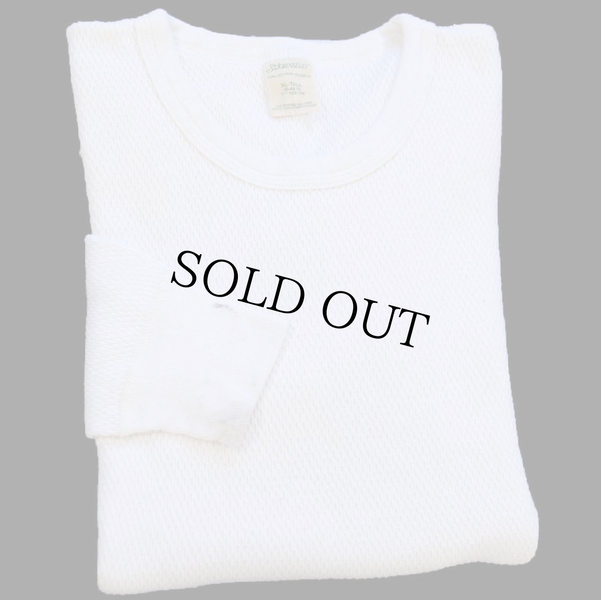 画像1: 90s STJOHN'SBAY コットン サーマルシャツ ナチュラル XL-T (1)