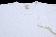 画像4: 90s STJOHN'SBAY コットン サーマルシャツ ナチュラル XL-T (4)