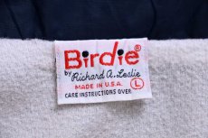 画像4: 80s USA製 LAKE PARK FOOTBALL アメフト 両面プリント ナイロン コーチジャケット 紺 L (4)