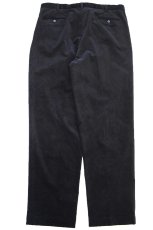 画像3: デッドストック★00s ポロ ラルフローレン BIG ANDREW PANT ツータック ストレッチ コットン 太畝 コーデュロイパンツ 黒 44B-34★特大 (3)