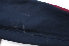 画像6: 90s USA製 RUSSELLラッセル ライン入り ハーフジップ スウェットパーカー 黒 XL★フーディー (6)