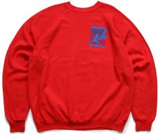 画像2: 90s USA製 Hanes MESA FLAG FOOTBALL CHAMPIONS 両面プリント スウェット 赤 XXL★特大 (2)