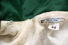 画像4: 70s NEW JERSEY STATE FIRST AID COUNCIL パッチ&チェーン刺繍 ナイロン コーチジャケット 緑 44 (4)