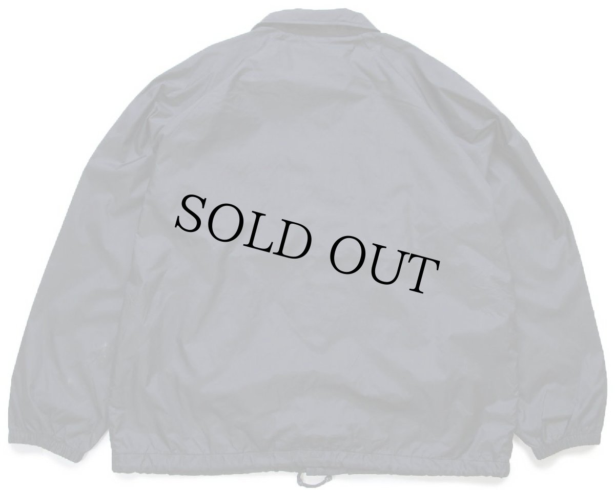 画像2: 80s ELLWOOD ROBINSON LTD トラック刺繍 ナイロン コーチジャケット 黒 XL (2)