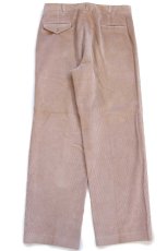 画像3: 90s USA製 LANDS'ENDランズエンド 太畝 コーデュロイパンツ ベージュ 34L★スラックス (3)