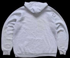 画像2: 80s NBA CHARLOTTE HORNETS マスコット スウェットパーカー 杢ライトグレー★フーディー (2)