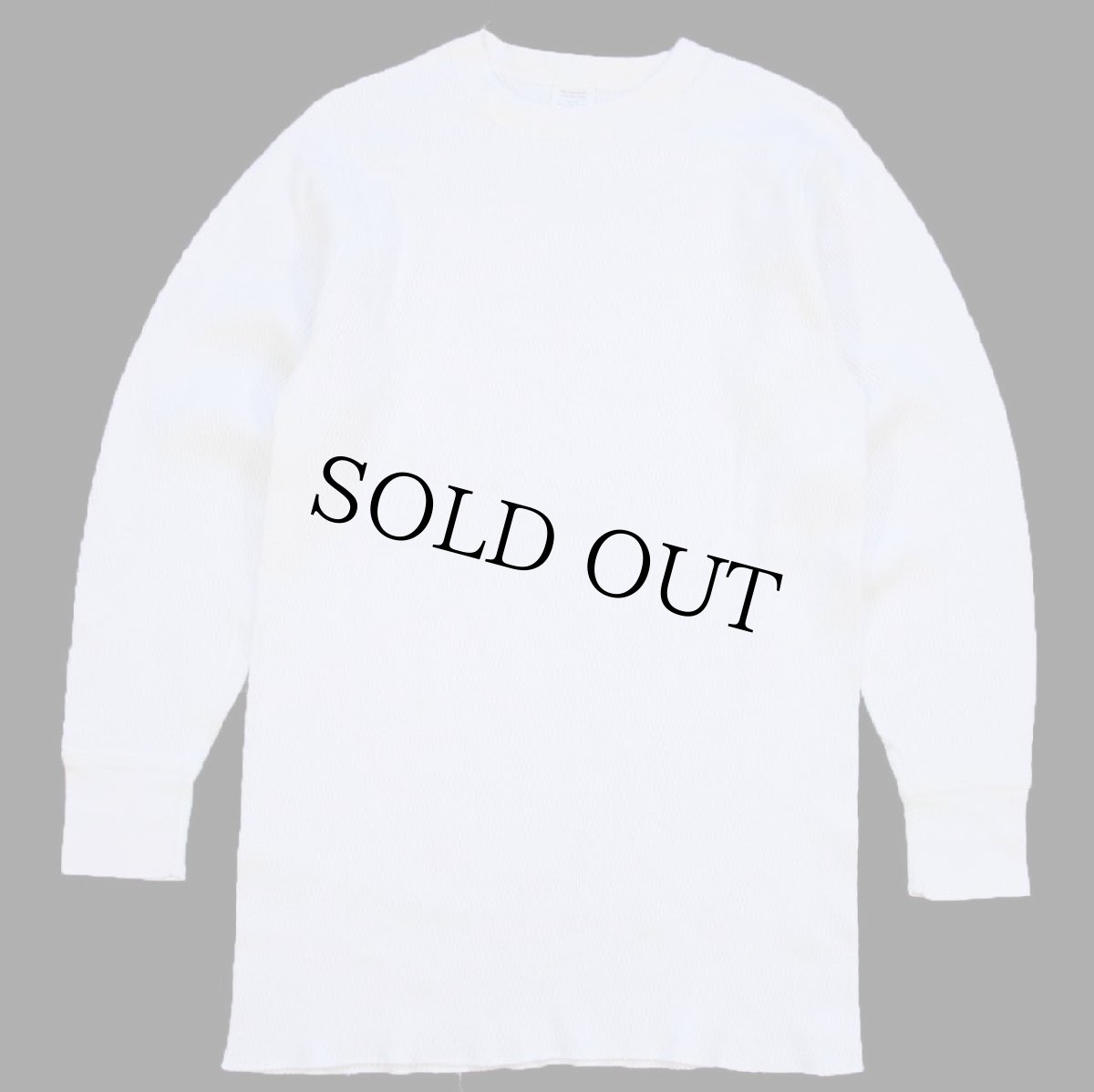 画像2: USA製 HEMINGWAY APPAREL コットン サーマルシャツ ナチュラル L (2)