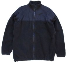 画像1: 13 米軍 U.S.NAVY ECWCS GEN2 NWU ゴアテックスパーカー ライナー フリースジャケット 黒 S-L (1)