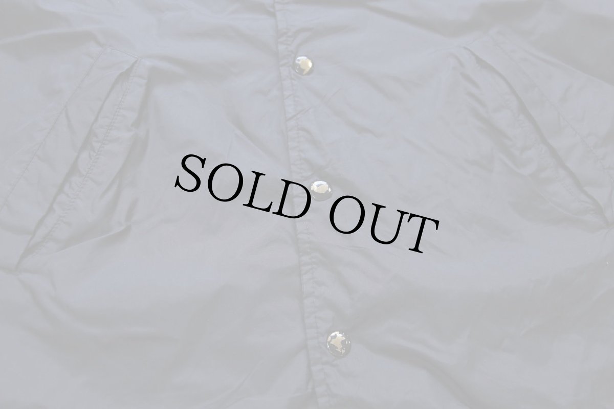 画像6: 80s ELLWOOD ROBINSON LTD トラック刺繍 ナイロン コーチジャケット 黒 XL (6)