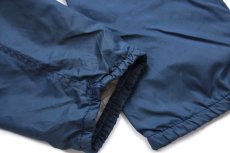 画像6: 90s USA製 SUZUKIスズキ ロゴ刺繍 ナイロン コーチジャケット 紺 L (6)