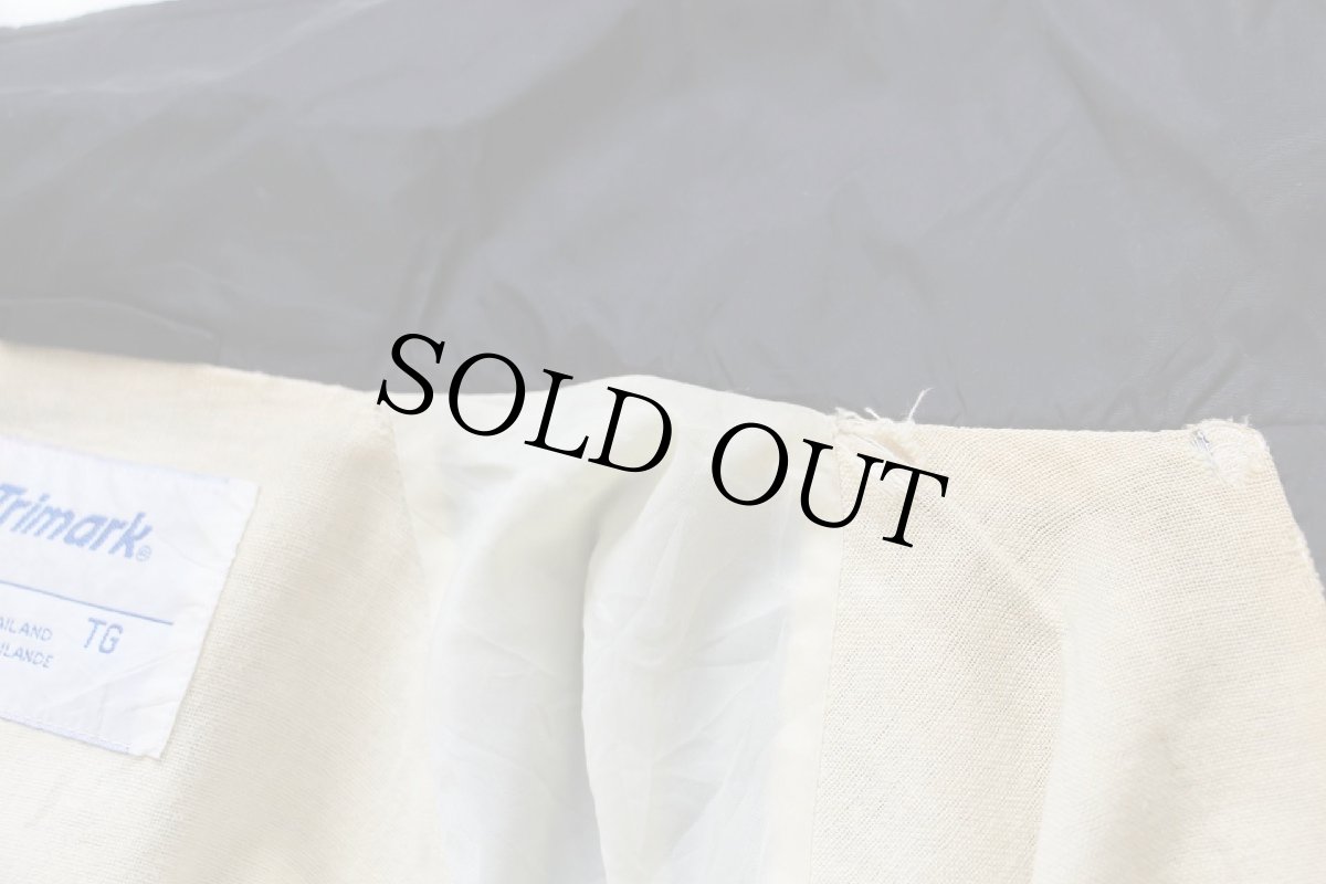 画像8: 80s ELLWOOD ROBINSON LTD トラック刺繍 ナイロン コーチジャケット 黒 XL (8)