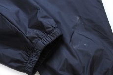 画像7: 80s ELLWOOD ROBINSON LTD トラック刺繍 ナイロン コーチジャケット 黒 XL (7)