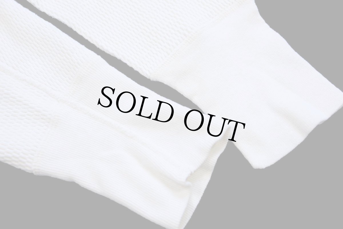 画像6: 70s JCPenney コットン サーマルシャツ ナチュラル L (6)