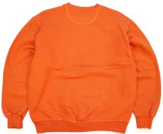 画像2: 90s PLUMA BY RUSSELLラッセル 無地 スウェット オレンジ L★ブランク (2)