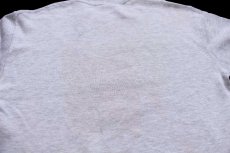 画像6: 90s USA製 RUSSELLラッセル FDR COUGARS 前V スウェット 杢ライトグレー M (6)