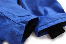 画像6: 80s USA製 King Louieキングルイ AMOCO ロゴ ボアライナー ナイロン コーチジャケット 青 L (6)